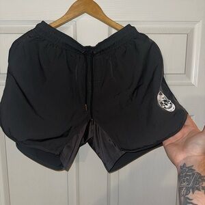 Dark grey gymreapers shorts